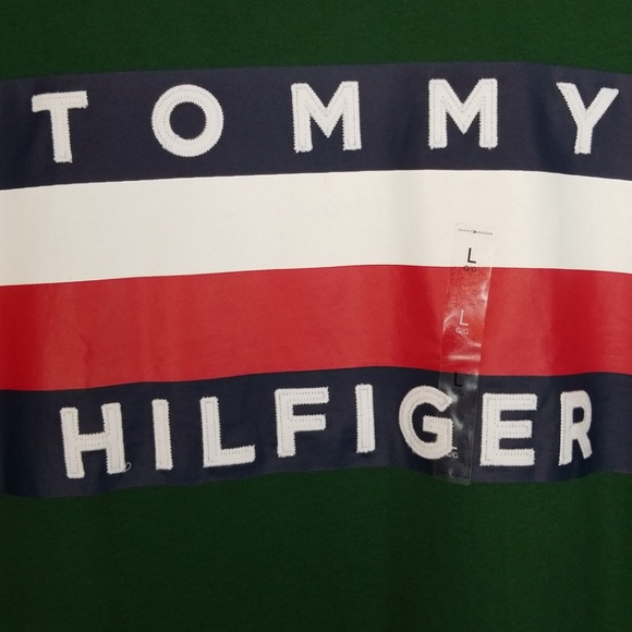 Tommy Hilfiger Stitched Lettering Tee - Picture 2 of 5